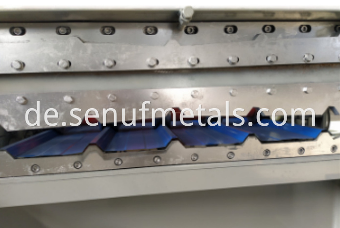 840 Single layer metal forming machine coil glazed tile roll forming machine11